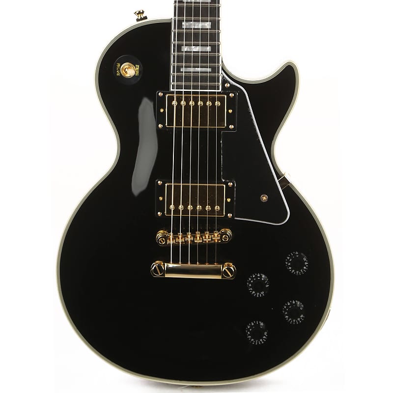 Epiphone les paul custom. Gibson les Paul Custom Black Beauty 1968.