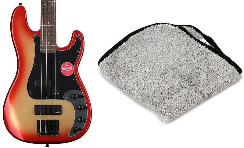 

Набор Squier Contemporary Active Precision Bass PH - Sunset Metallic с полировальной салфеткой из микрофибры Fender Premium Plush Squier + Fender 0370481570=1 0990525000=1