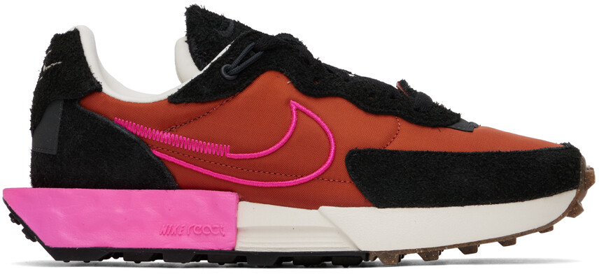 

Оранжевые кроссовки Fontanka с вафельным принтом Nike