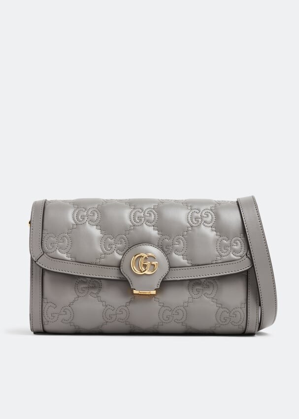 

Сумка кросс-боди GUCCI GG Matelassé small bag, серый