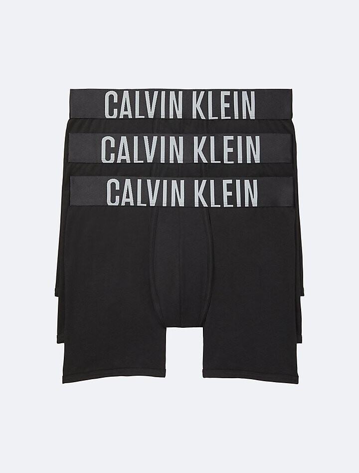 

Комплект из 3 трусов-боксеров Intense Power из хлопка Calvin Klein, черный