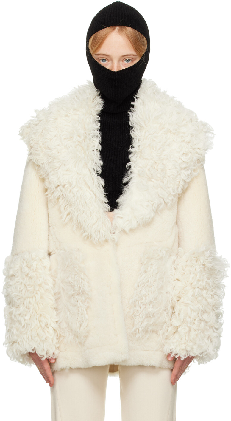 

Дубленка Off-White 'Le Veste Piobbu' Jacquemus, Серый