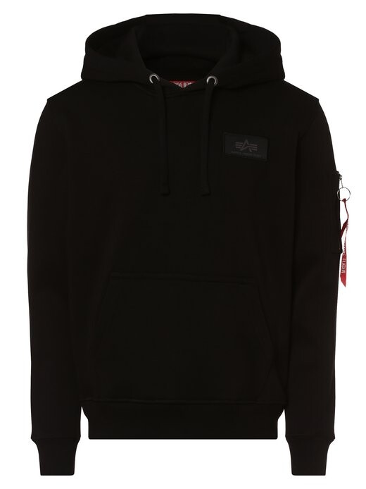 

Пуловер с капюшоном Alpha Industries, черный