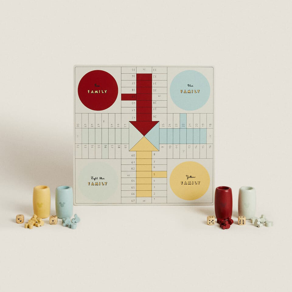 

Настольная игра Людо Zara Home Mickey Mouse Disney Wooden Ludo, мдф