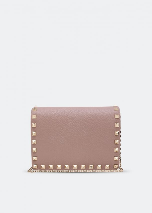 

Сумка кросс-боди VALENTINO GARAVANI Rockstud chain crossbody bag, бежевый