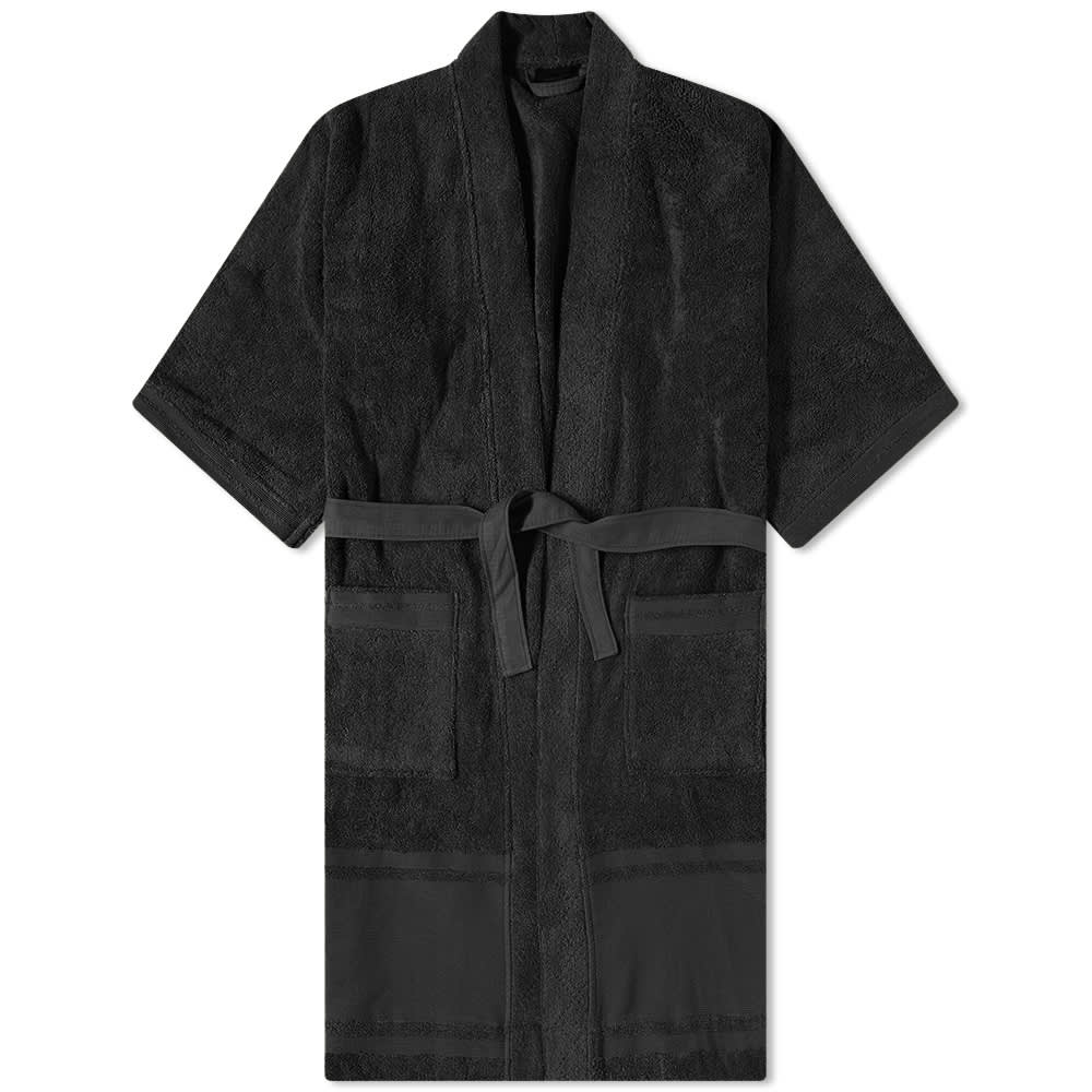 Халат кимоно Maharishi, черный футболка maharishi прямой силуэт размер 50 черный