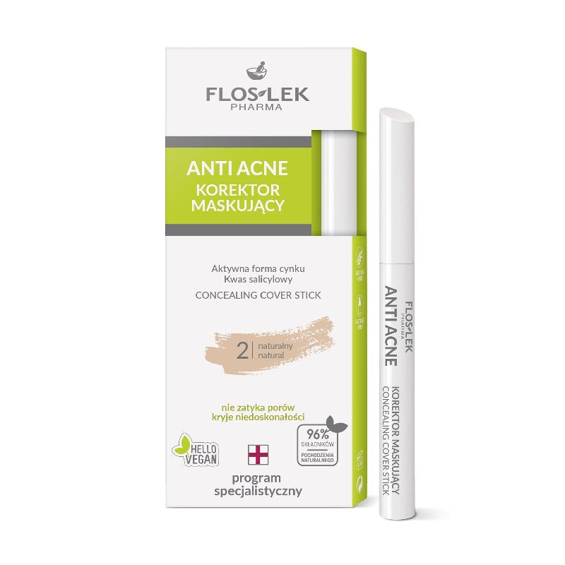 

Floslek Маскирующий консилер Anti Acne 2 Natural