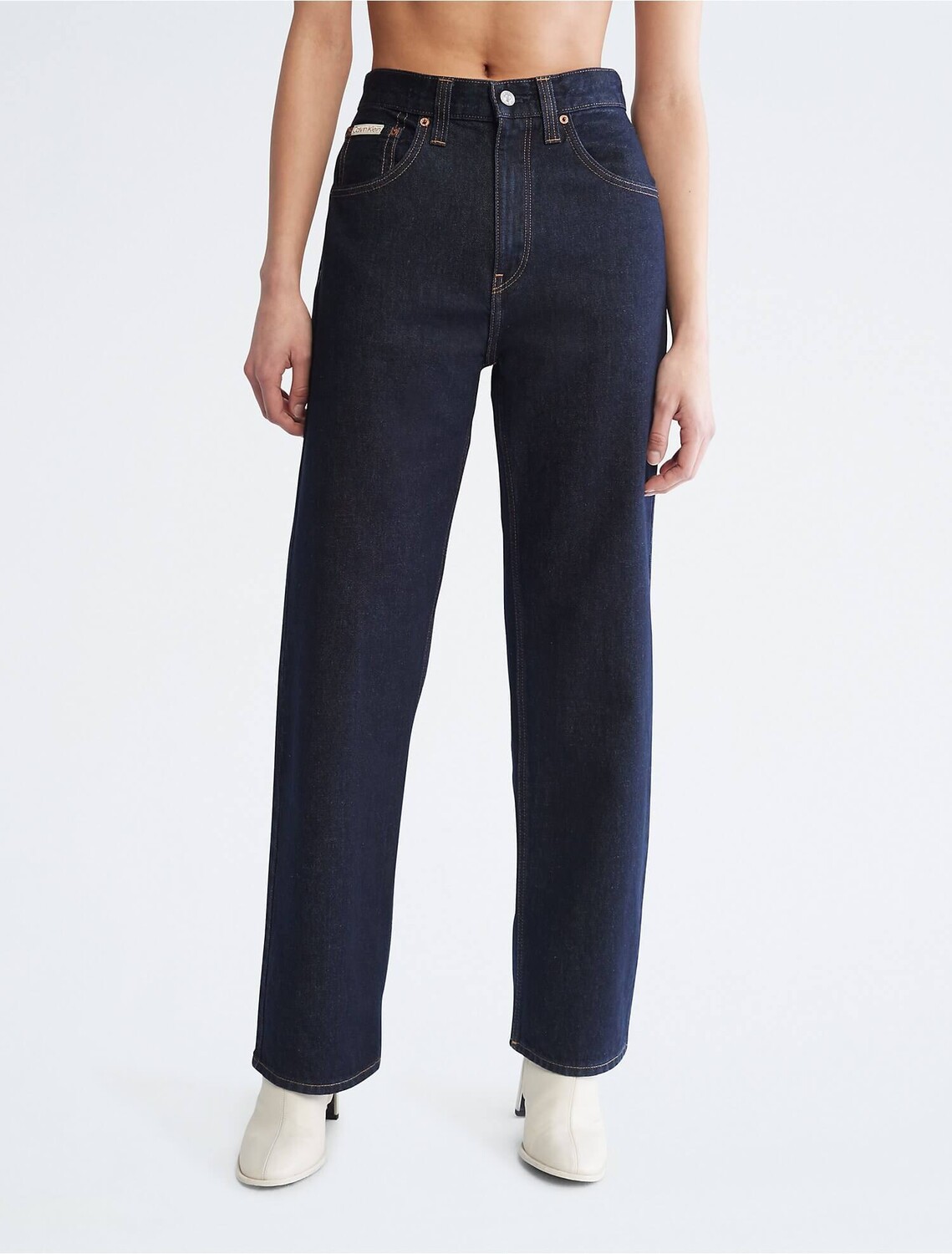 

Джинсы Calvin Klein Original Ultra High Straight Indigo, темно-синий