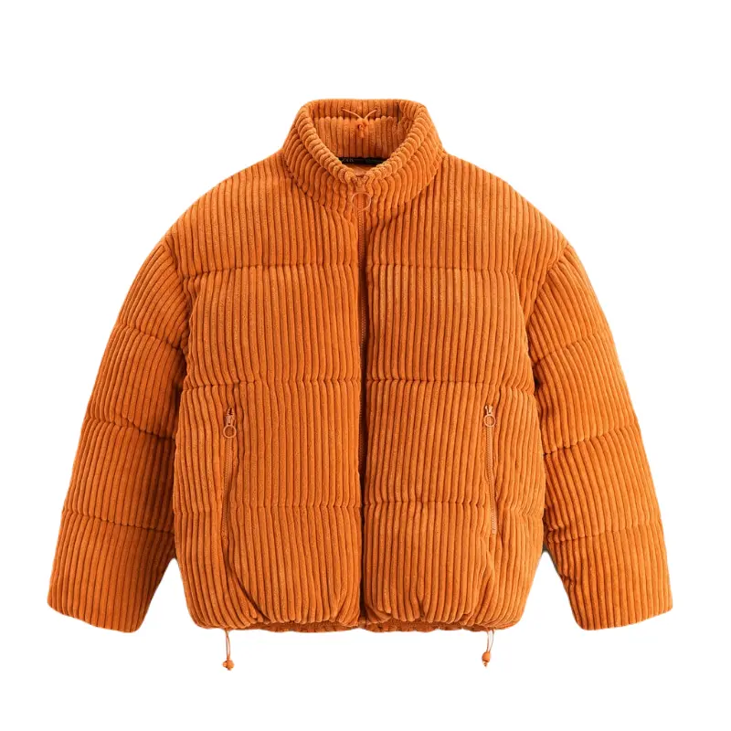 

Куртка утепленная ZARA Corduroy, светло-оранжевый