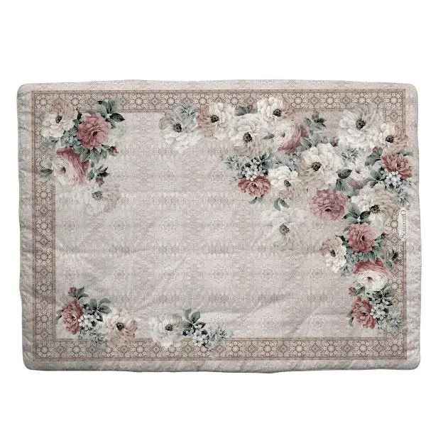 

Плед Caleffi Royal In Combed Cotton 130×170, голубовато-серый