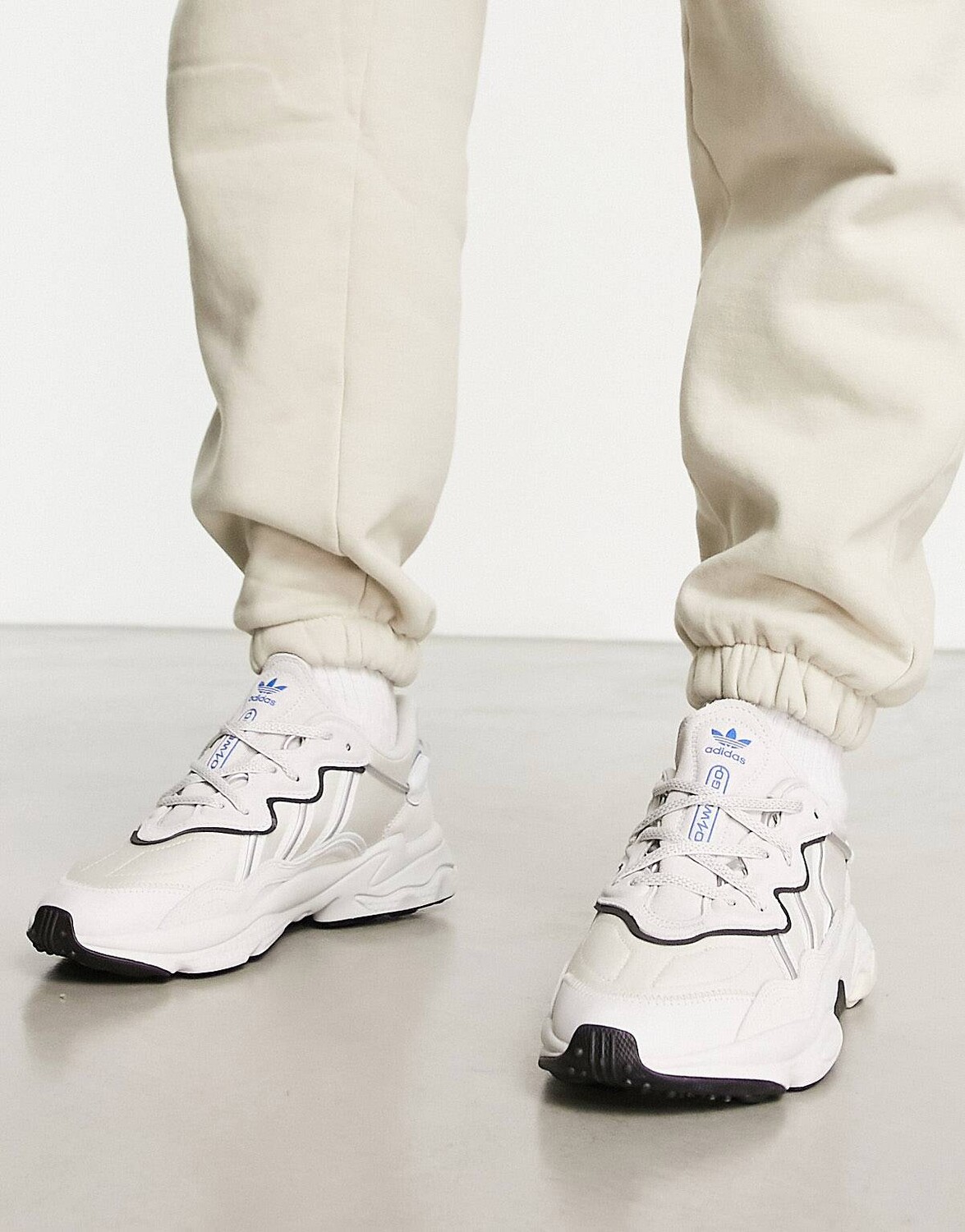 

Кристально-белые кроссовки adidas Originals Ozweego, Белый