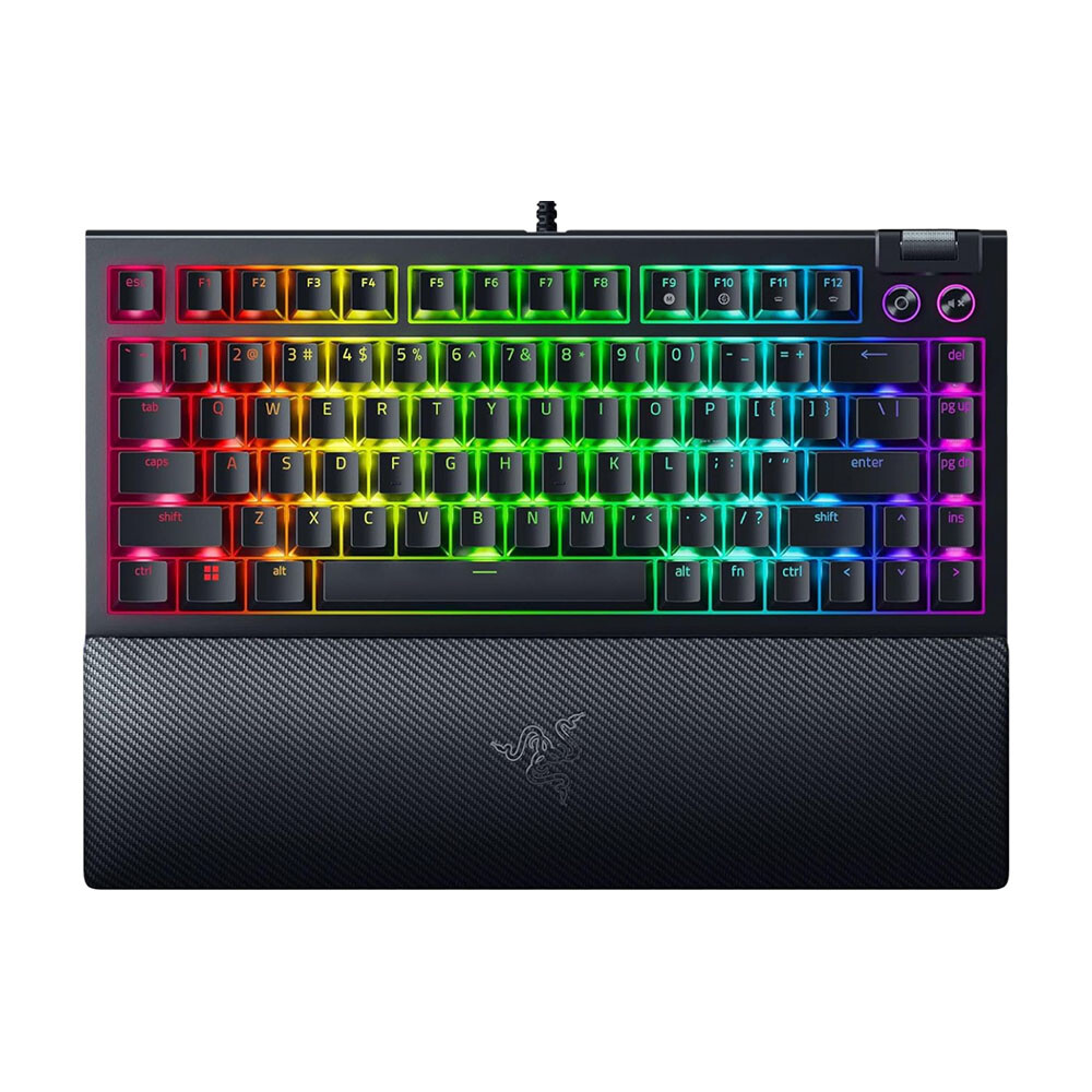 

Игровая клавиатура Razer BlackWidow V4 TKL, Orange Tactile, черный, английская раскладка