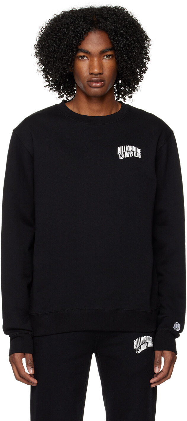 

Черный свитшот с маленькой аркой Billionaire Boys Club