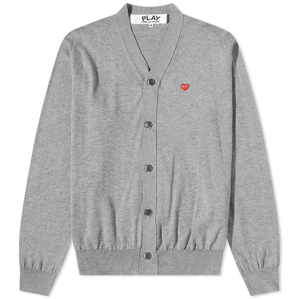 

Джемпер Comme des Garçons Play Small Red Heart Cardigan, Серый