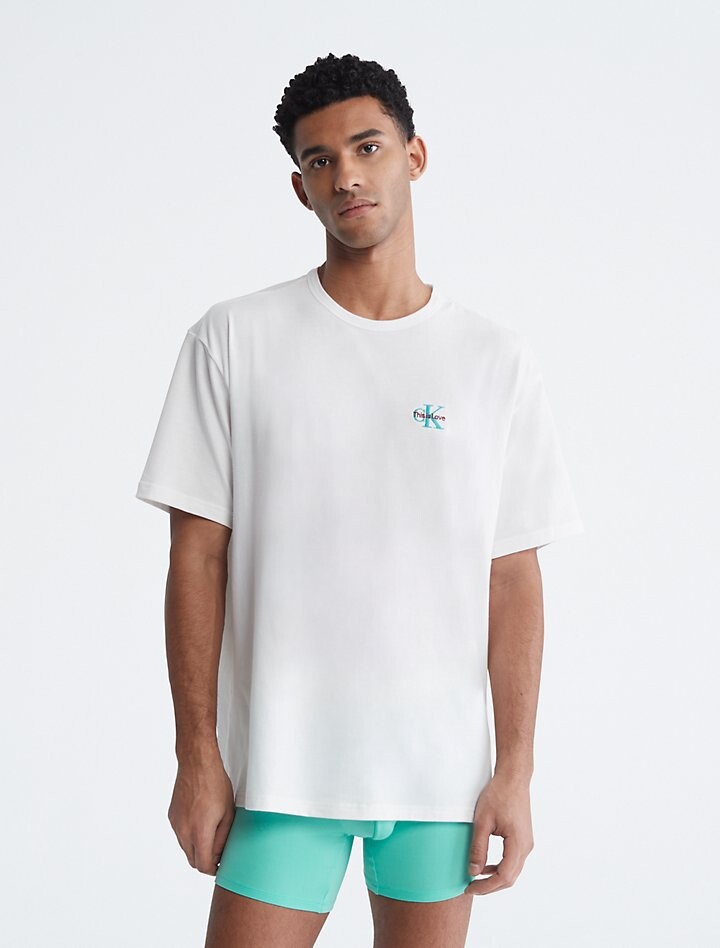 

Футболка Calvin Klein Pride This Is Love Sleep, белый