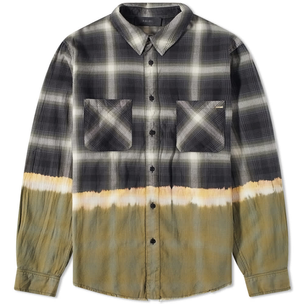 

Рубашка AMIRI Bleach Bandana Plaid Shirt