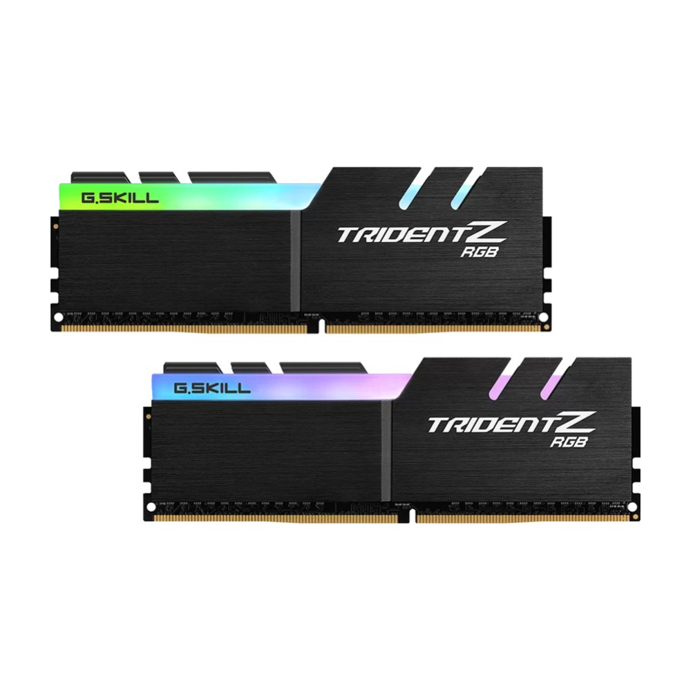 Оперативная память G.SKILL Trident Z RGB, 64 Гб DDR4 (2x32 Гб), 3600 МГц, F4-3600C18D-64GTZR модуль памяти g skill f4 3600c18d 64gtzr