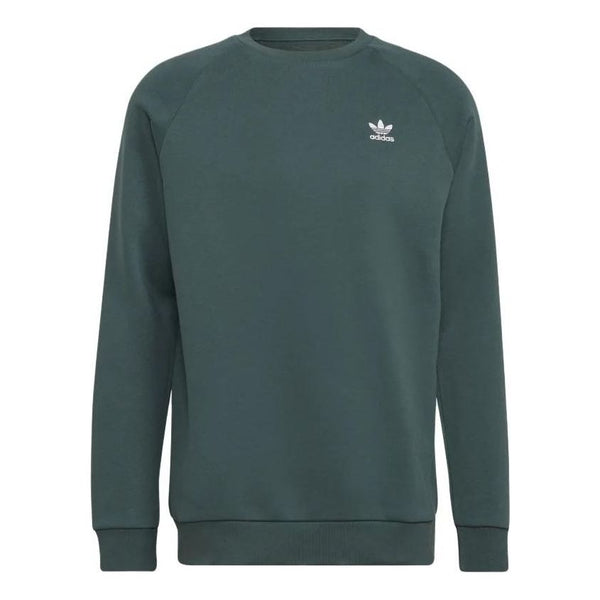 Толстовка Adidas Adicolor Essentials Trefoil Crewneck Sweatshirt 'Mineral Green', зеленый