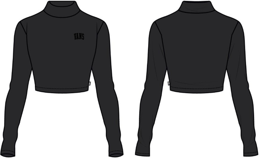 

Топ Vans Mini Mock Neck Ls, черный