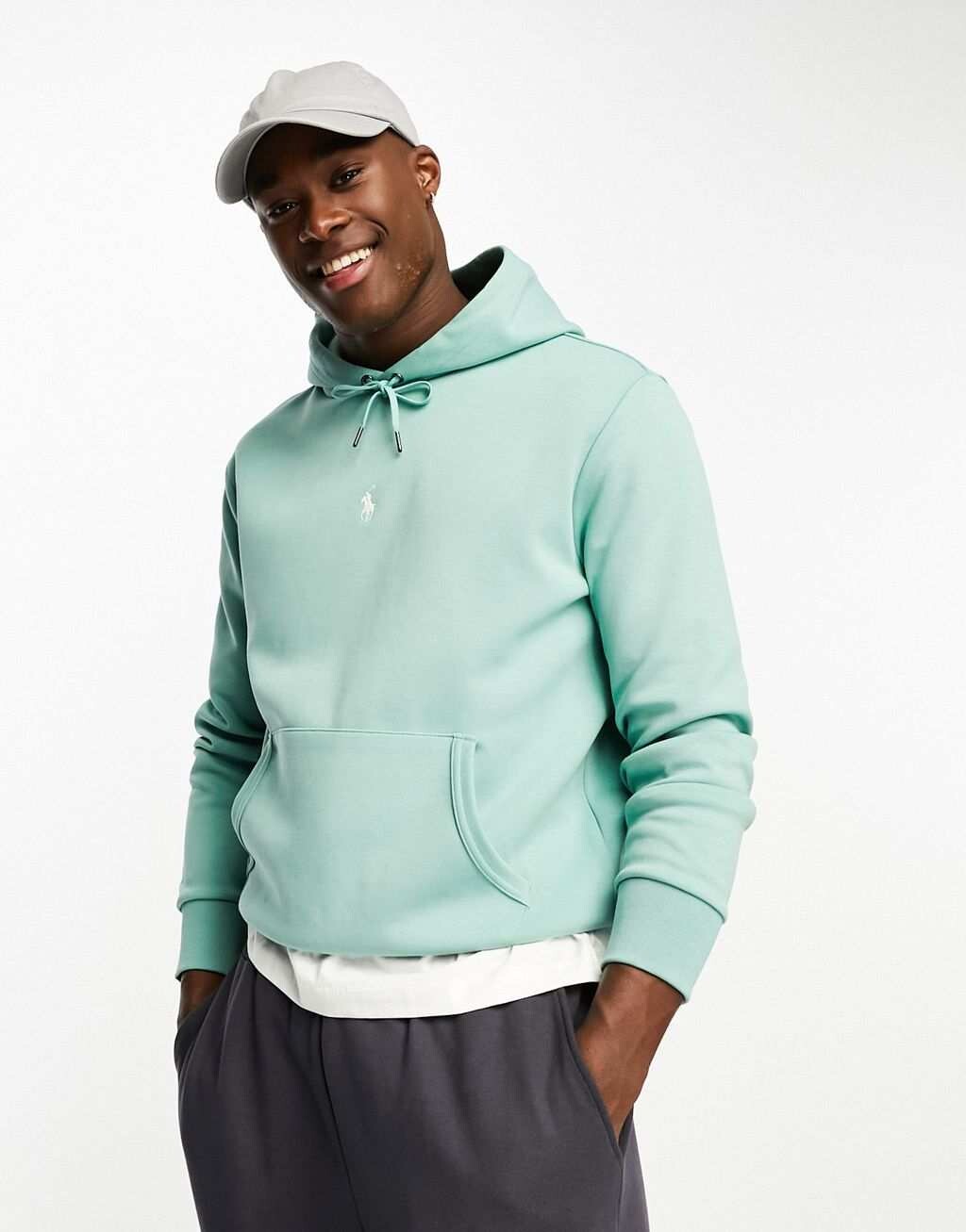 

Светло-зеленая худи с логотипом Polo Ralph Lauren
