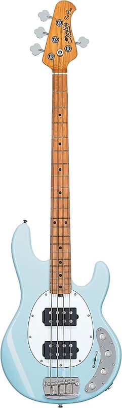 Басс гитара Sterling by Music Man StingRay Ray34HH 4-String Electric Bass Guitar Daphne Blue