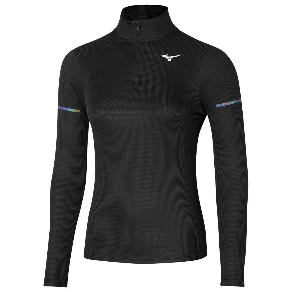 

Футболка Mizuno DryAeroFlow Half Zip, черный