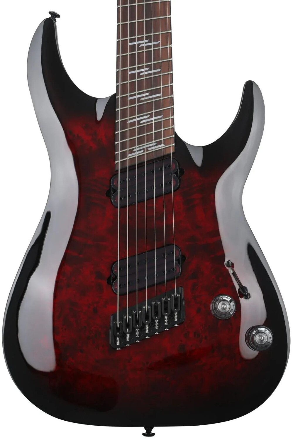 

Электрогитара Schecter Omen Elite-7 Multiscale - Black Cherry Burst