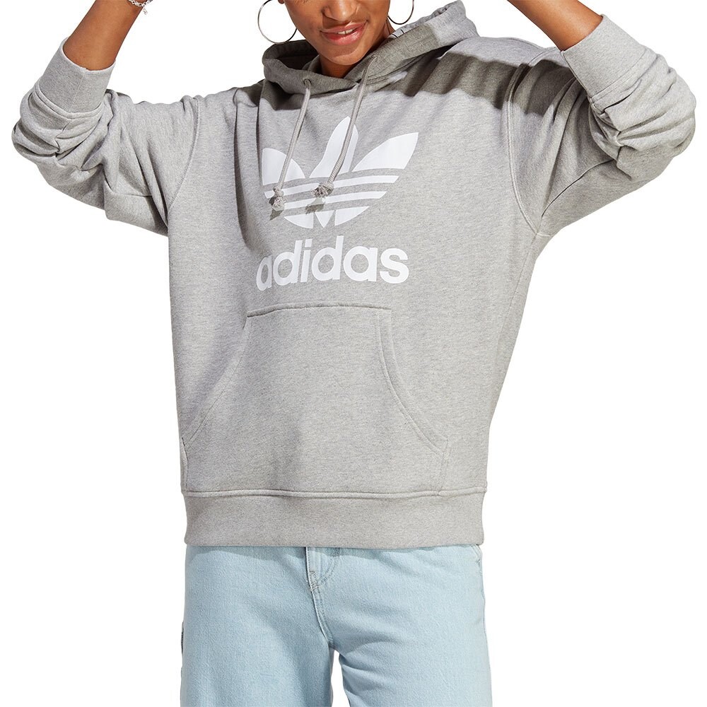 

Худи adidas Originals Trefoil, серый