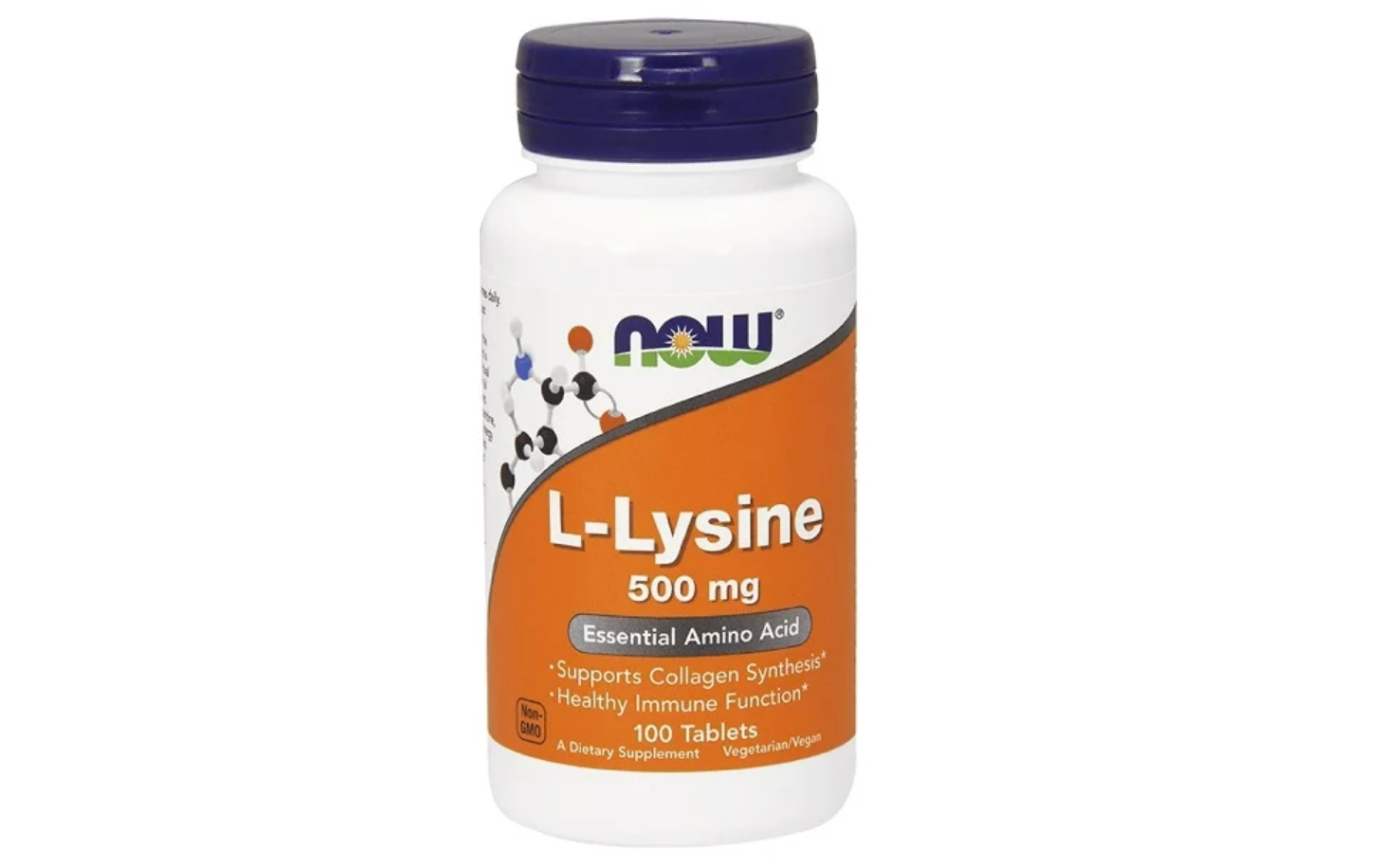 L-лизин NOW Foods 500 мг, 100 таблеток thompson l лизин 500 мг 60 таблеток
