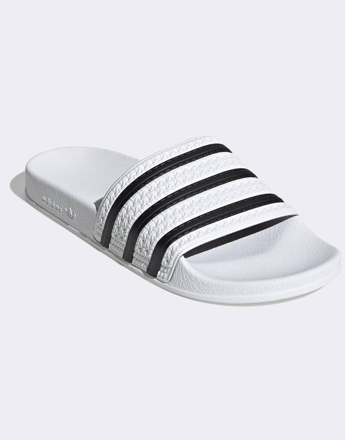 

Бело-черные шлепанцы adidas Originals adilette