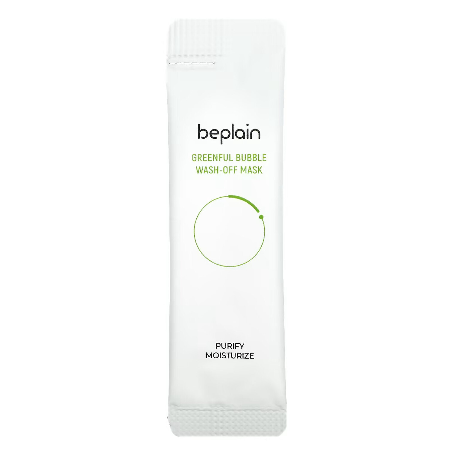 

Beplain, Greenful Bubble смываемая маска для лица, 12 шт. По 5 г