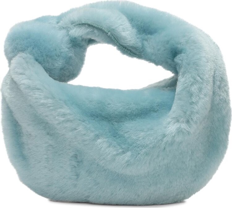 

Сумка Bottega Veneta Mini Jodie Pale Blue/Gold, синий