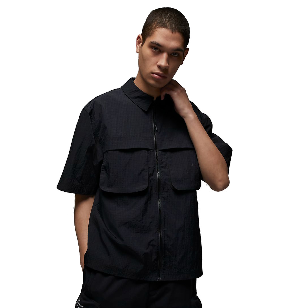 куртка рубашка jordan 23 engineered размер xl черный бежевый Куртка-рубашка Nike Jordan 23 Engineered, черный