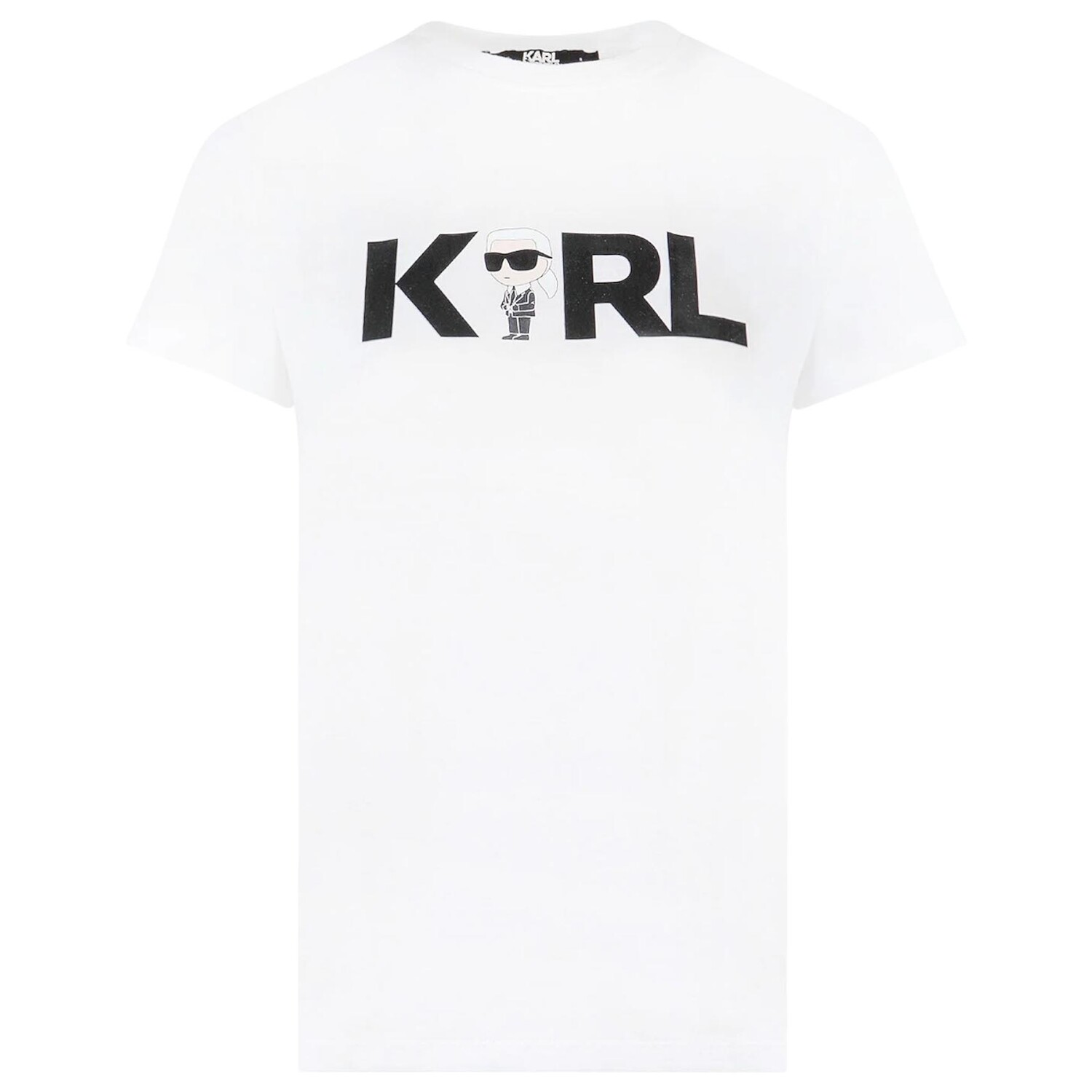 

Футболка Karl Lagerfeld Logo Print Karl, белый