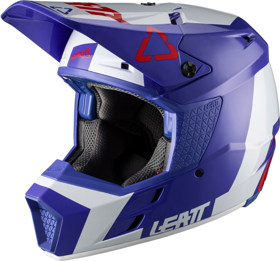 

Шлем Leatt GPX 3.5 V20.2 для мотокросса, сине-белый