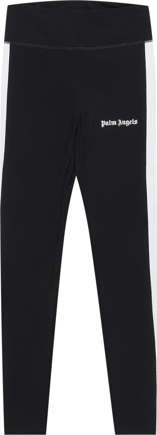 

Леггинсы Palm Angels Track Leggings 'Black/White', черный