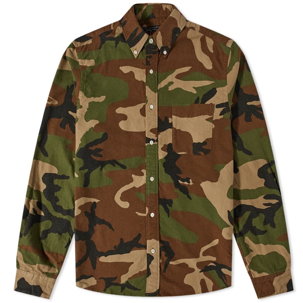 

Рубашка Beams Plus Button Down Camo Shirt