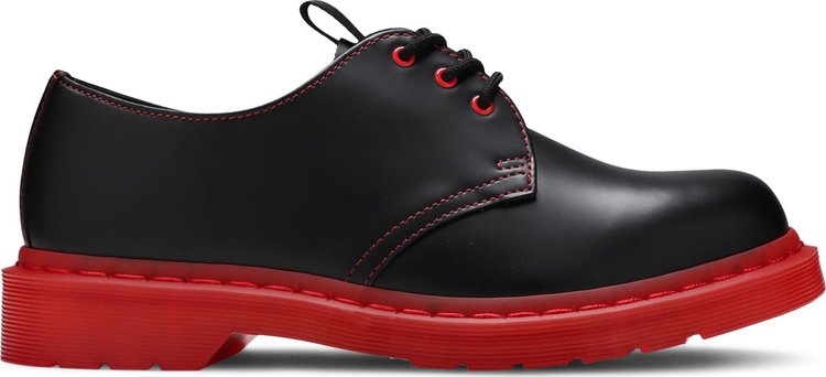 Ботинки CLOT x 1461 Black Red, черный