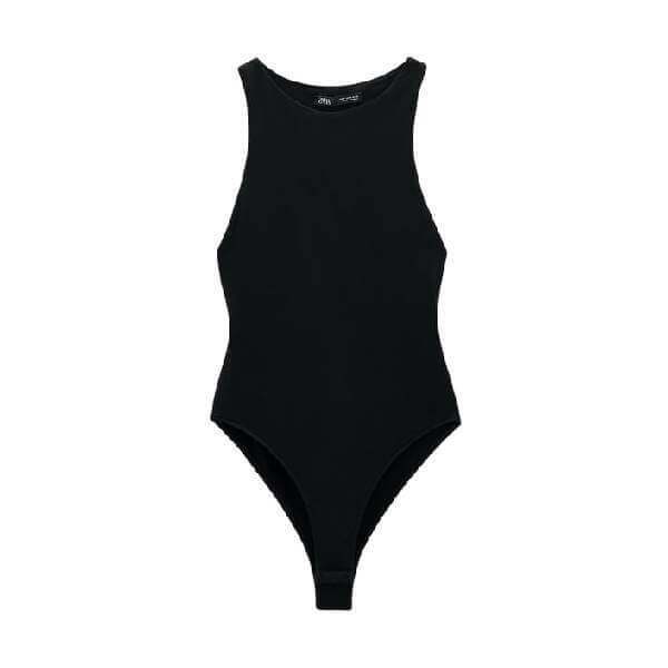 

Боди Zara Halter Neck, черный