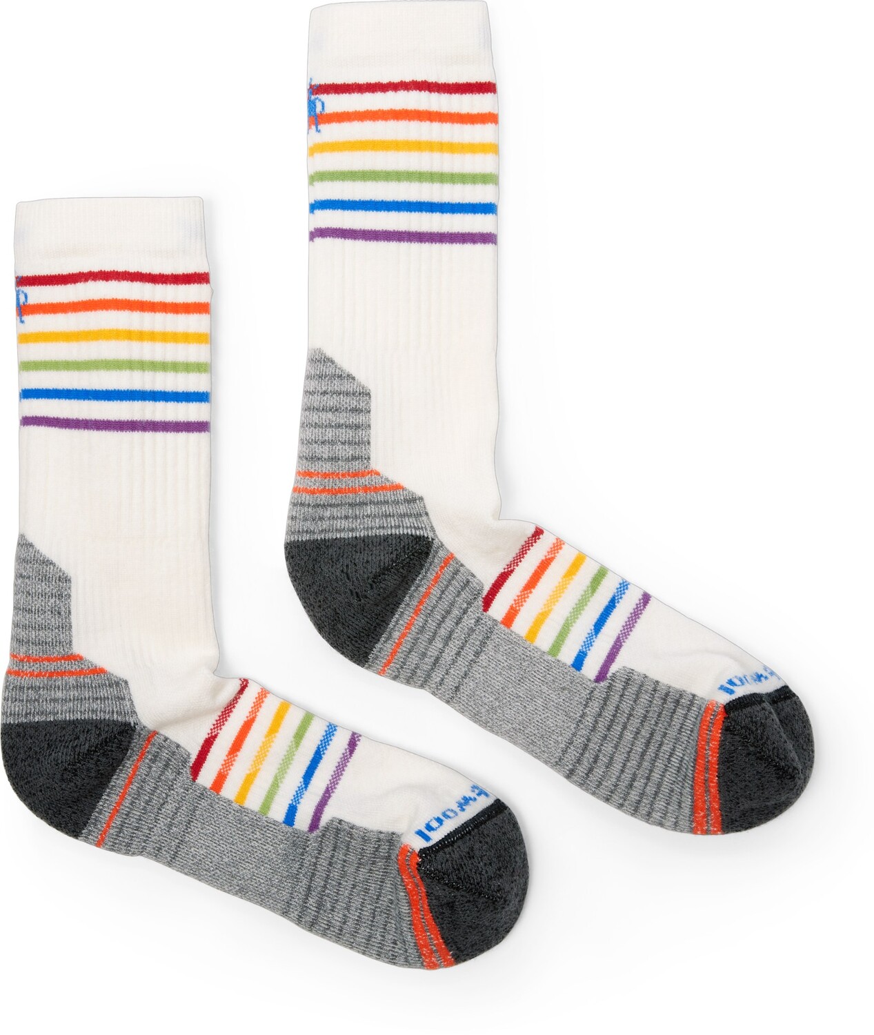 

Легкие носки Hike Pride с узором Crew Smartwool, белый