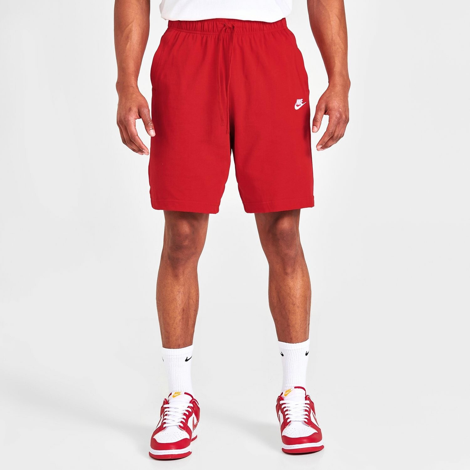 

Мужские флисовые шорты Nike Sportswear Club, красный