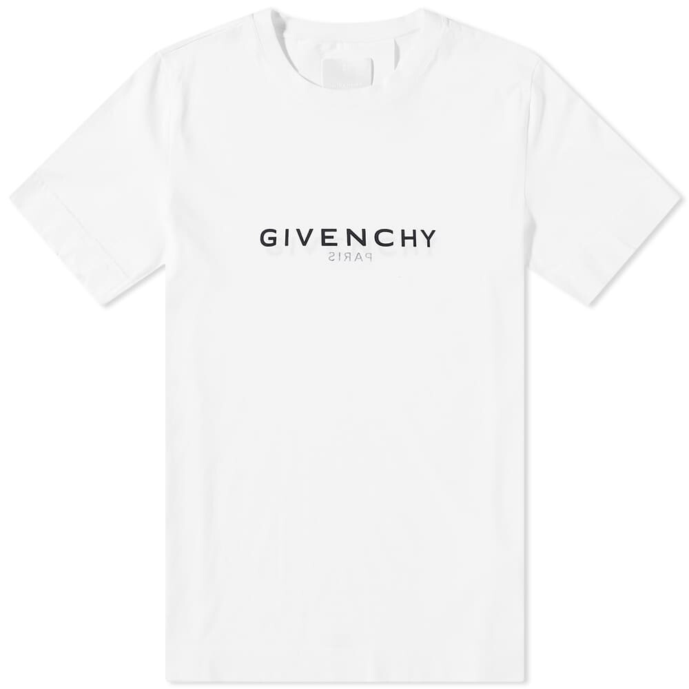 

Футболка Givenchy Paris Reverse Logo Tee, Белый