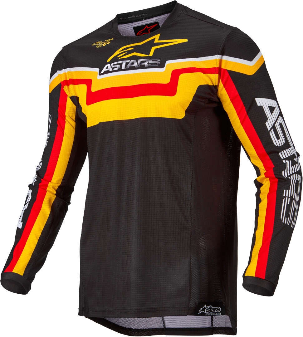 

Мотокросс джерси Alpinestars Techstar Quadro, черный/желтый