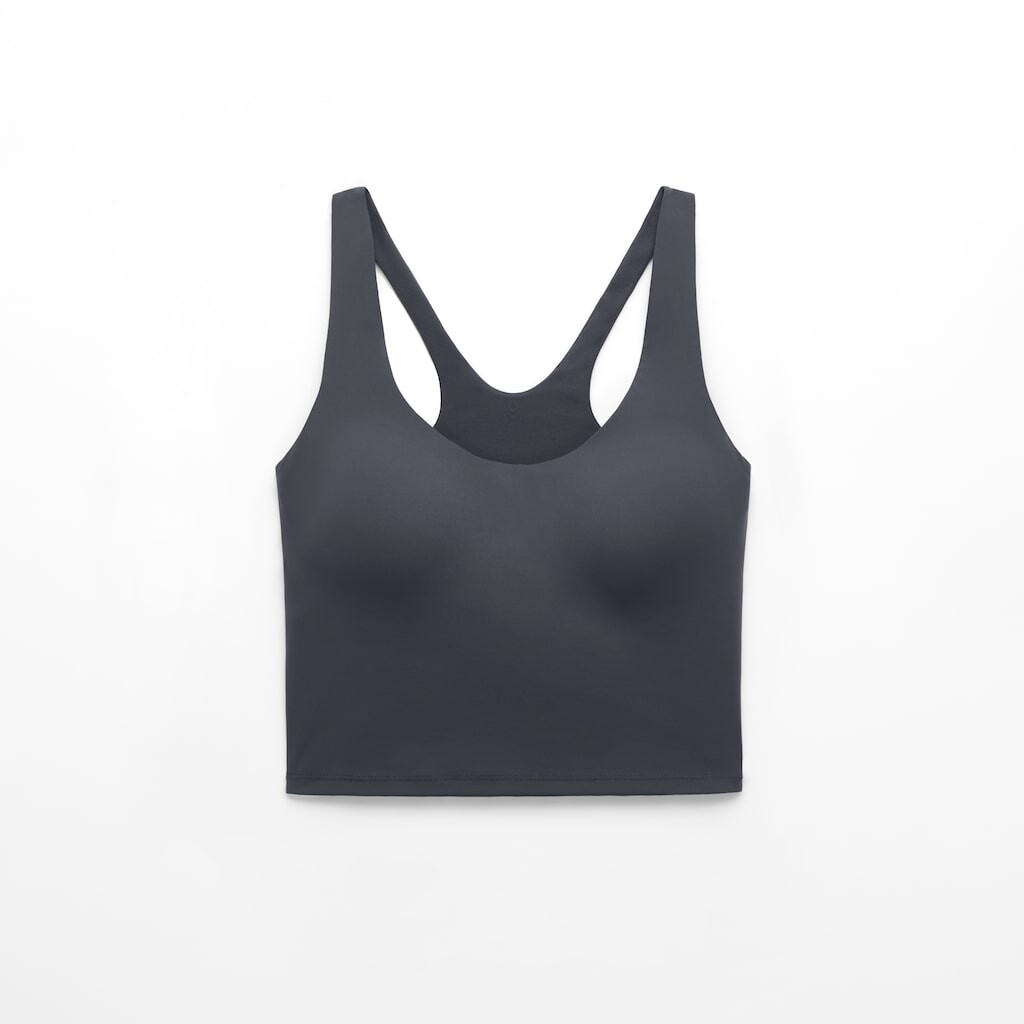 

Топ OYSHO Light Touch Tank With Cups, темно-серый