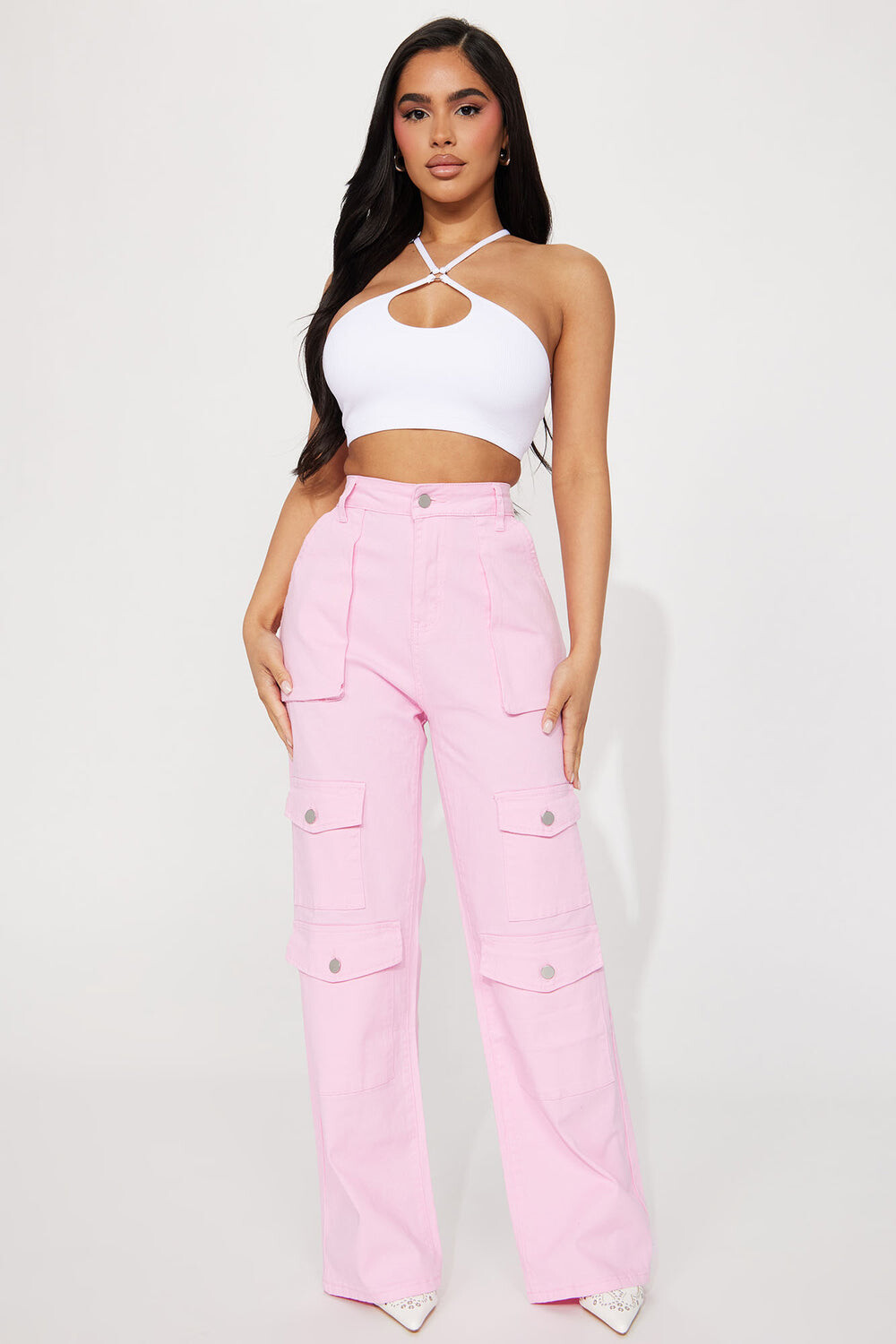 

Брюки карго Fashion Nova RJH20707, розовый