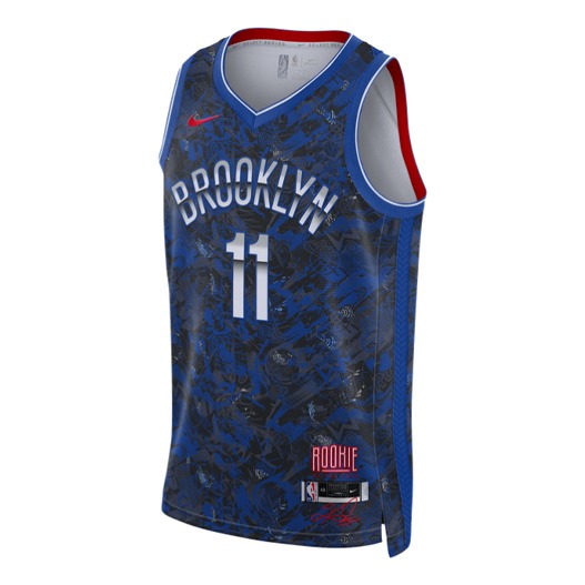Майка Nike NBA Brooklyn Kyrie Irving Basketball, синий/мультиколор
