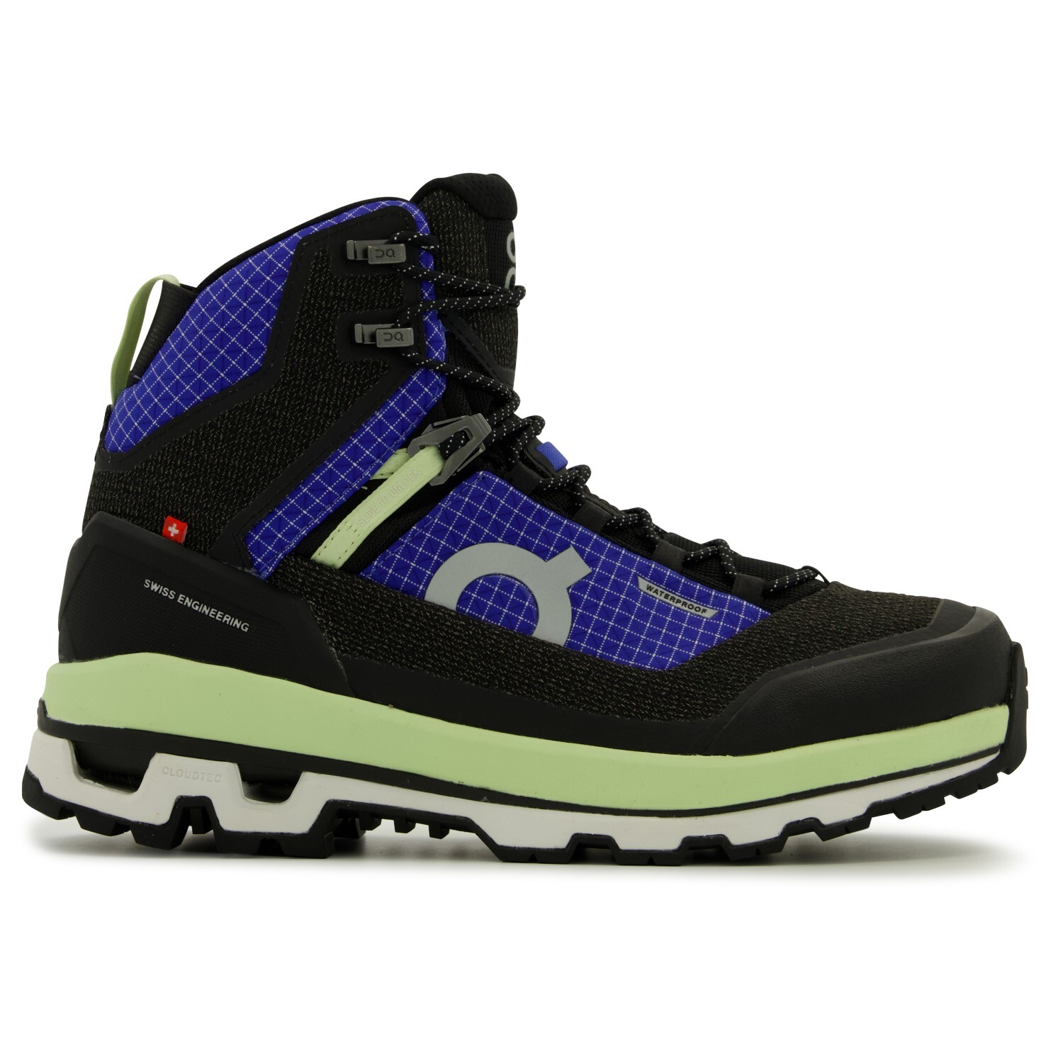 

Ботинки для прогулки On Women's Cloudalpine Waterproof, цвет Cobalt/Limelight