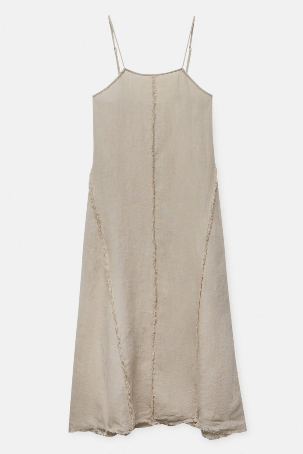

Платье Pull&Bear Long 100% Linen, песочный