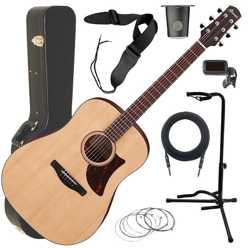 

Акустическая гитара Ibanez AAD100 - Open Pore Natural ПОЛНЫЙ НАБОР ГИТАРЫ