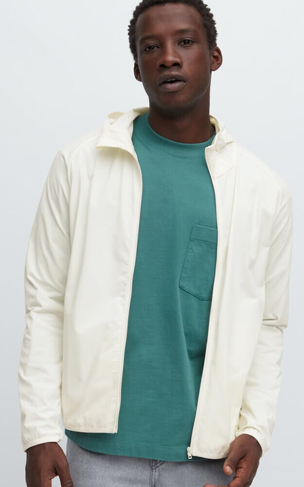 

Куртка Uniqlo Dry-Ex Uv Protection Zipped, белый